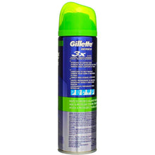 Load image into Gallery viewer, Gillette Series 3X Shave Gel Sensitive 7 Ounce (207ml) (2 Pack)

