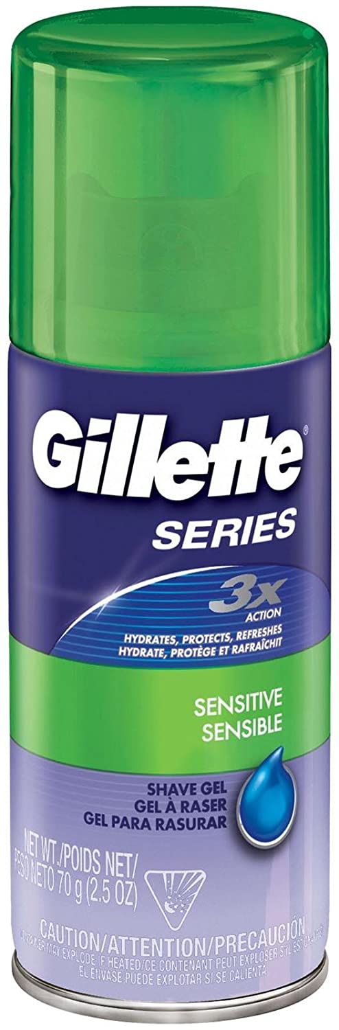 Gillette Series Shave Gel for Sensitive Skin, 2.5 Ounce