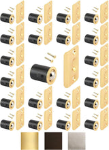 Load image into Gallery viewer, Brass Plated Closet Door Drive-in Ball Catch with Strike Plate Premium Quality
