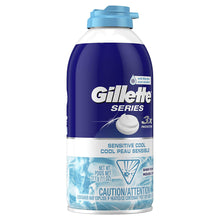 Load image into Gallery viewer, Gillette Series Sensitive Shave Foamy 11 Ounce
