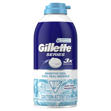 Load image into Gallery viewer, Gillette Series Sensitive Shave Foamy 11 Ounce
