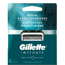 Load image into Gallery viewer, Gillette Intimate Pubic Hair Razor Cartridges, 48 Razor Blade Refills
