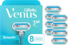 Load image into Gallery viewer, 32ct Gillette Venus Smooth Women&#39;s Razor Blade Refills, Lubricated - 8 Count x 4
