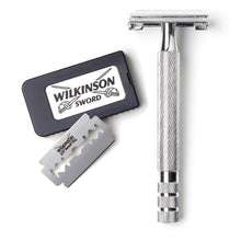 Load image into Gallery viewer, Wilkinson Sword Double Edge Razor w/ 5 Double Edge Razor Blades Refills - 24pk
