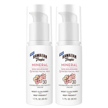 Load image into Gallery viewer, Hawaiian Tropic Mineral Sunscreen Face SPF 30 Skin Lotion Travel Size 1.7oz - 48 Pack
