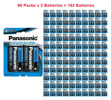 Load image into Gallery viewer, 192x Panasonic Size D Batteries Super Heavy Duty Zinc Carbon Fresh Wholesale USA
