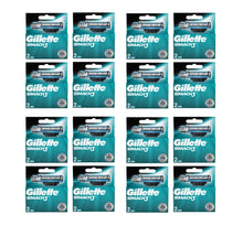 Load image into Gallery viewer, 32 Count Gillette Mach3 Razor Blade Refill Cartridges for Mach 3 (16 Packs of 2)
