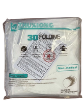 Load image into Gallery viewer, 50 ct KN95 5Ply Disposable Face Mask Individually Wrapped w/ Metal Nose Clip

