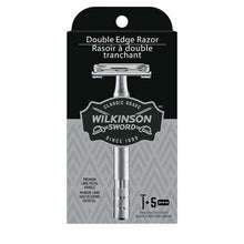 Load image into Gallery viewer, Wilkinson Sword Double Edge Razor w/ 5 Double Edge Razor Blades Refills - 24pk
