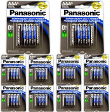 Load image into Gallery viewer, 40pc Panasonic AAA Batteries Super Heavy Duty Power Carbon Zinc Triple A Battery
