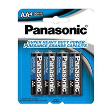 Load image into Gallery viewer, 100x Panasonic AA Double A Heavy Duty Batteries 1.5v Wholesale Lot 4pk x 25
