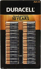 Load image into Gallery viewer, Duracell CopperTop Alkaline Batteries - 48 AA Batteries &amp; 28 AAA Batteries
