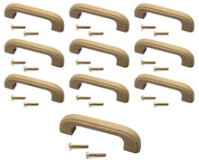 Load image into Gallery viewer, (10-Pack) Liberty Hardware Unfinished Wood Handle Wooden Pull Cabinet 96mm Hole-to-Hole Drawer Cupboard Kitchen Hardware #5520
