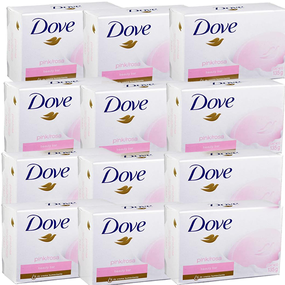 Dove Bar Soap Pink, 4.75oz (12-Pack)