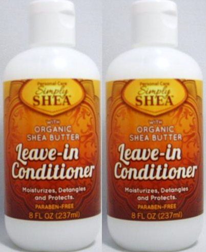 Shea Solutions Simply Shea Leave-in Conditioner 8 Oz (2 Pack)