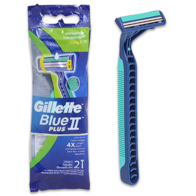 Gillette Blue II Plus Pivot Razors 240 x 2pk