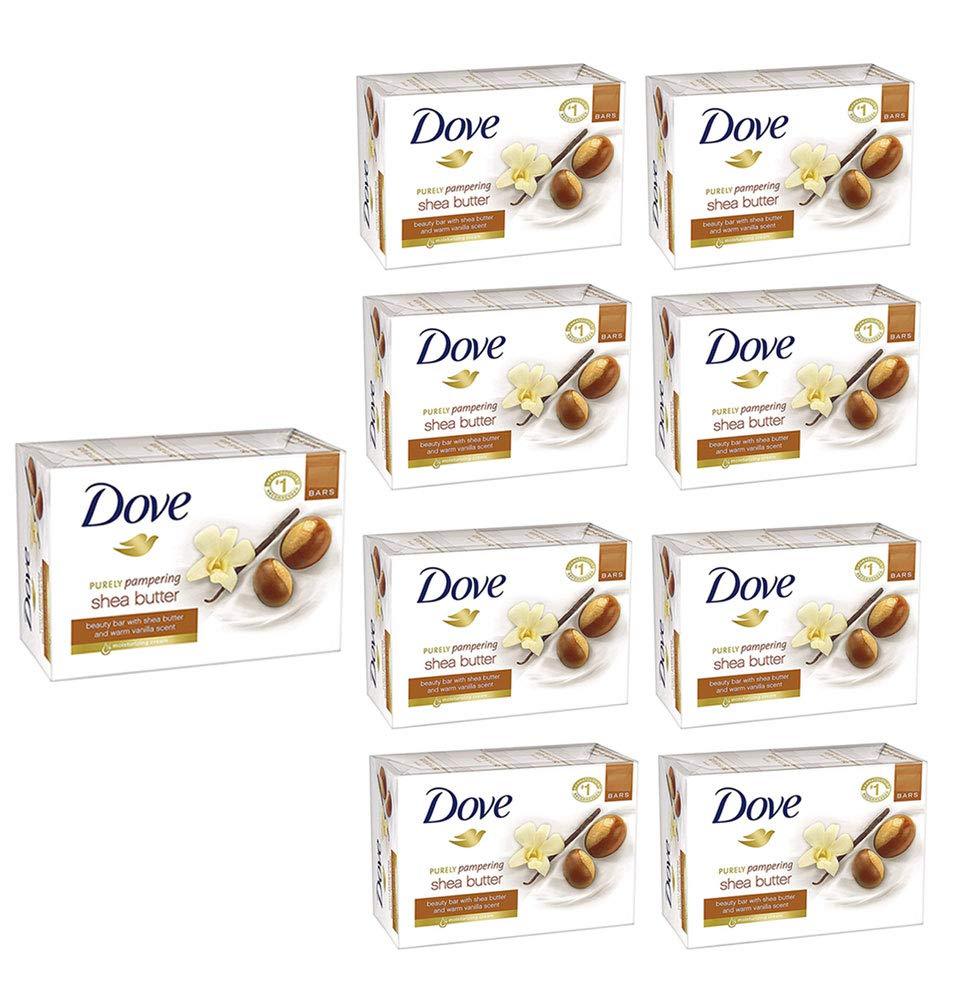 Dove Shea Butter Bar Soap, 4.75oz (12-Pack)