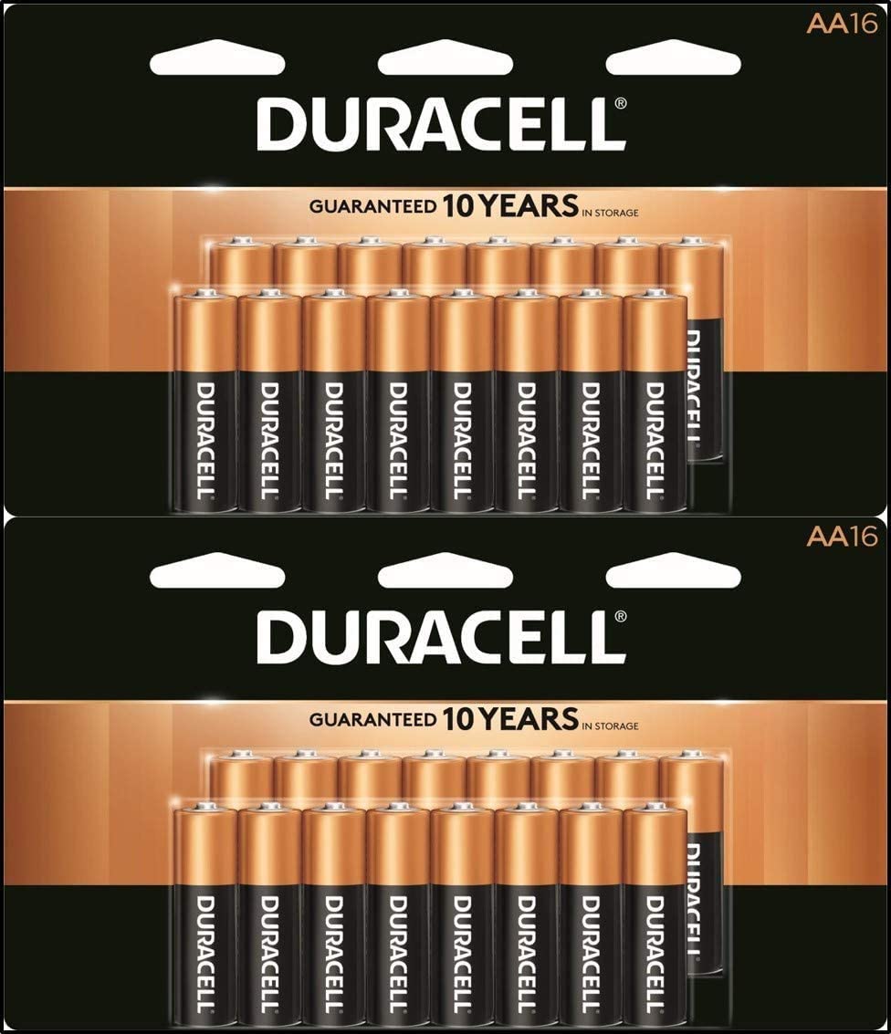 Duracell CopperTop AA Alkaline Batteries 32 Count