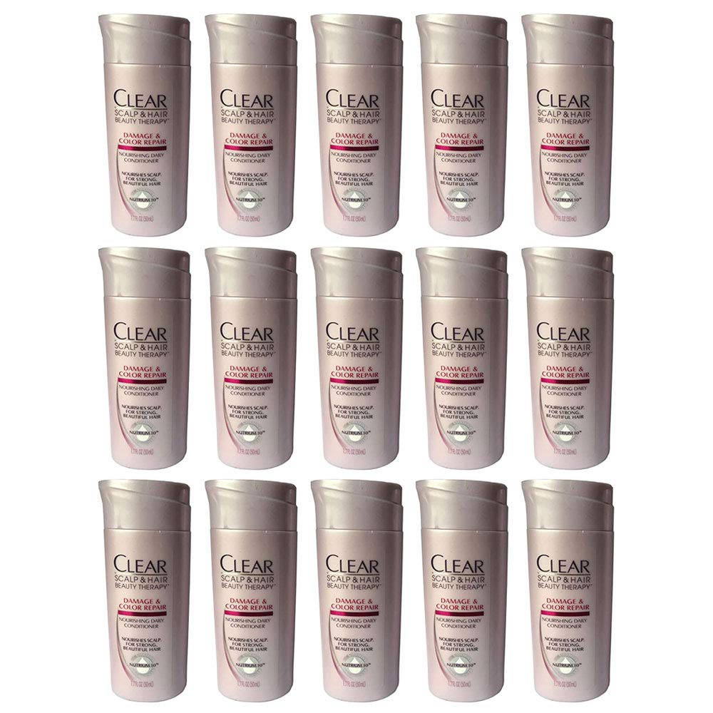 Clear Travel Size Conditioner TSA Approved 1.7 oz (15-Pack)