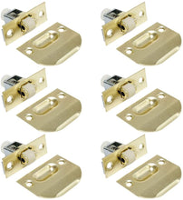 Load image into Gallery viewer, Litepak Adjustable Roller Catch - 6 Pack, Brass Plated
