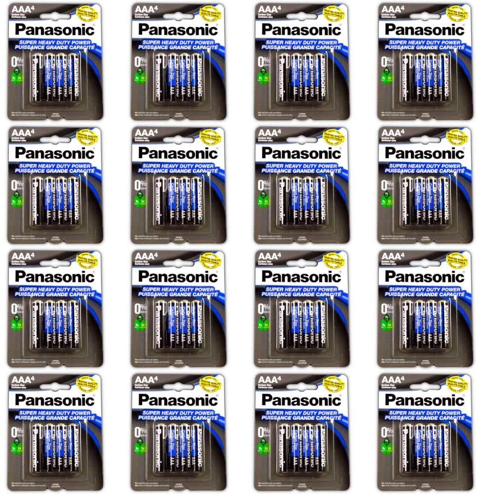 Panasonic AAA Batteries Super Heavy Duty 100pcs