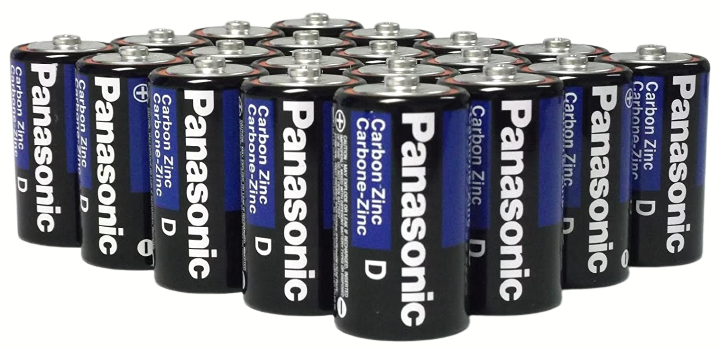 Panasonic D Super Heavy Duty Batteries 24 Pack