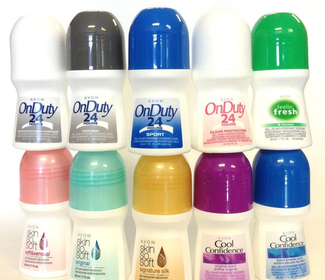 AVON Assorted Deodorants (Set of 10)