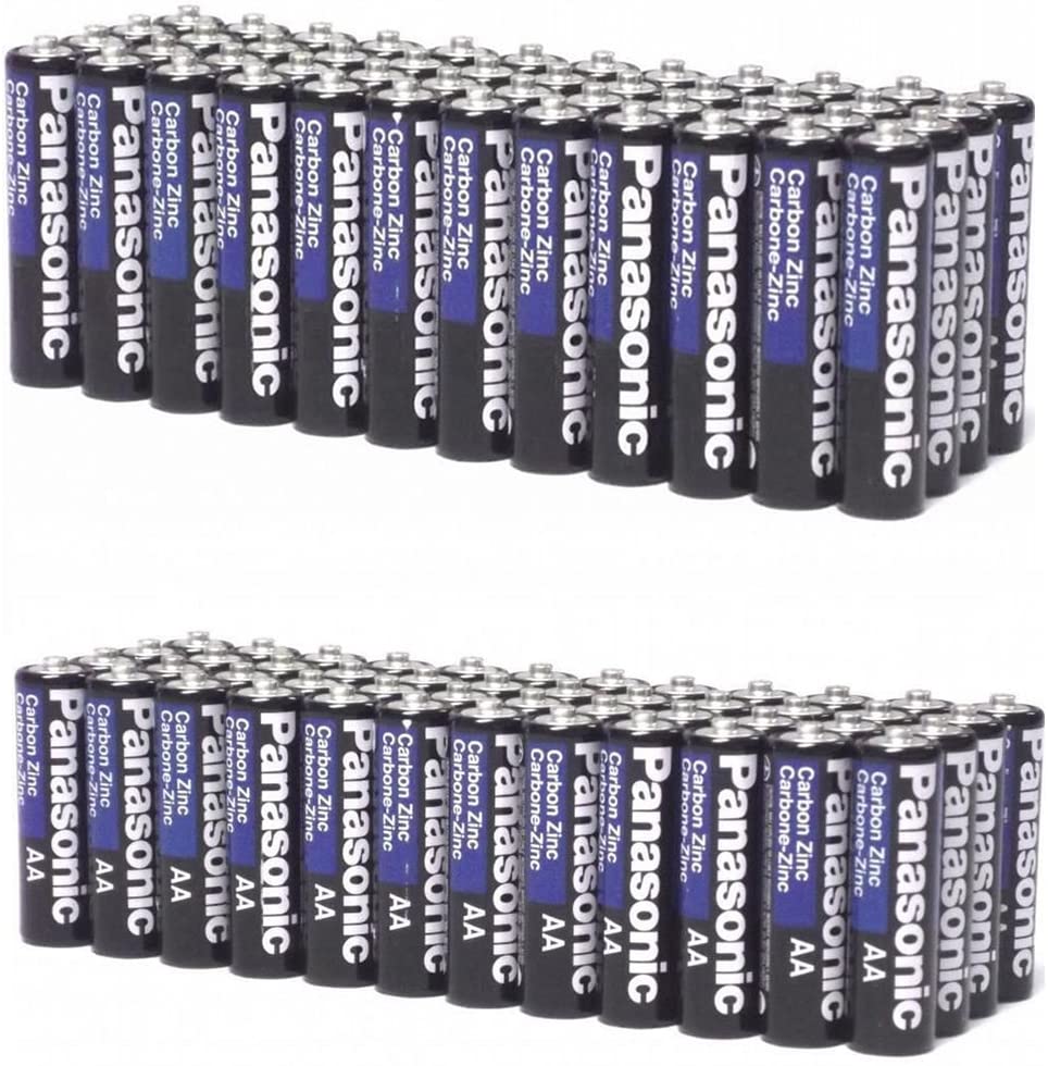 Panasonic Heavy Duty Batteries 100 AA + 100 AAA pcs