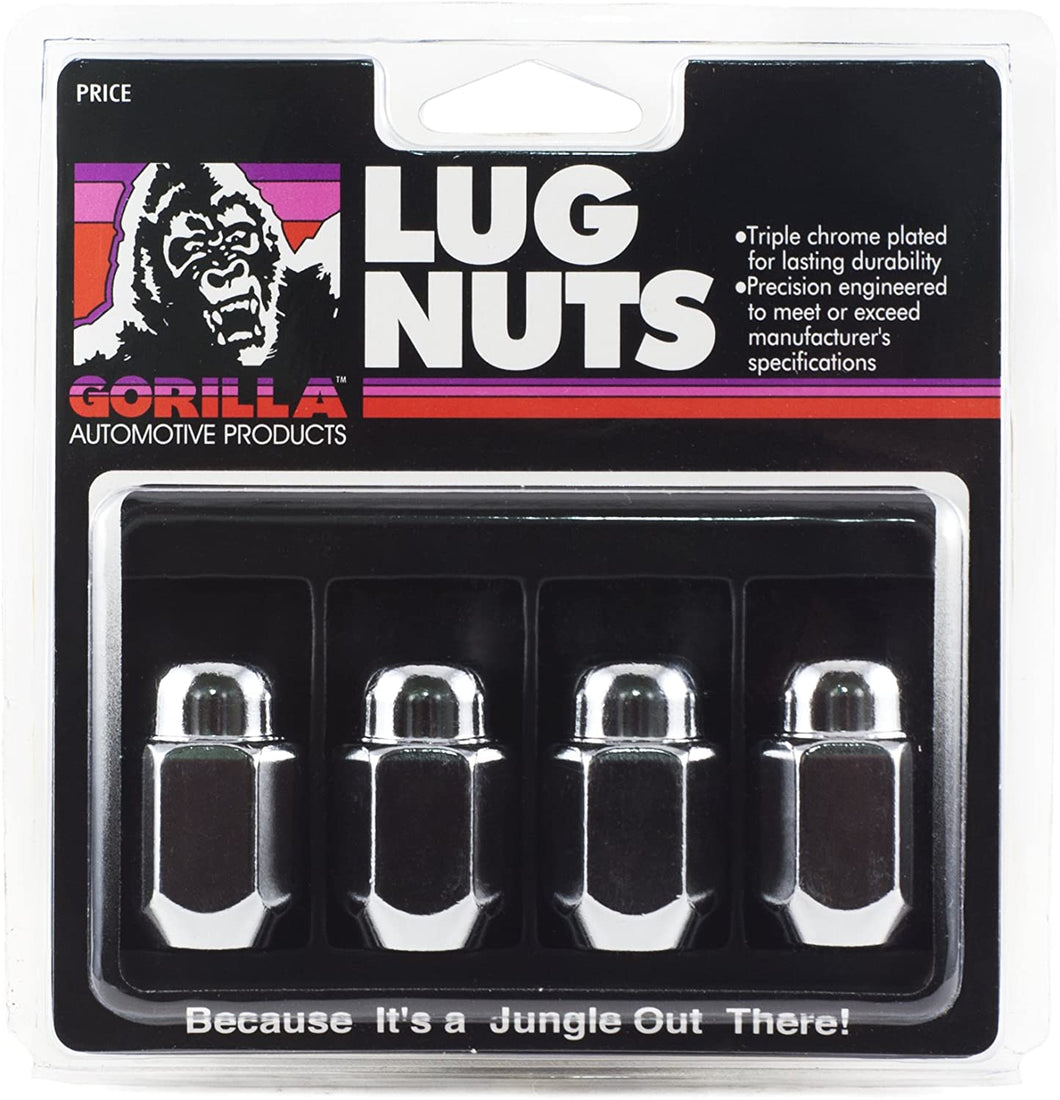 Gorilla Automotive 71137 Acorn Lug Nuts (12mm x 1.50 Thread Size) - Pack of 4