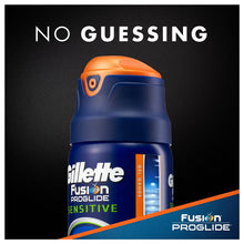 Load image into Gallery viewer, Gillette Fusion ProGlide Sensitive 2 in 1 Shave Gel, Active Sport, Pack of 2, 6 oz each
