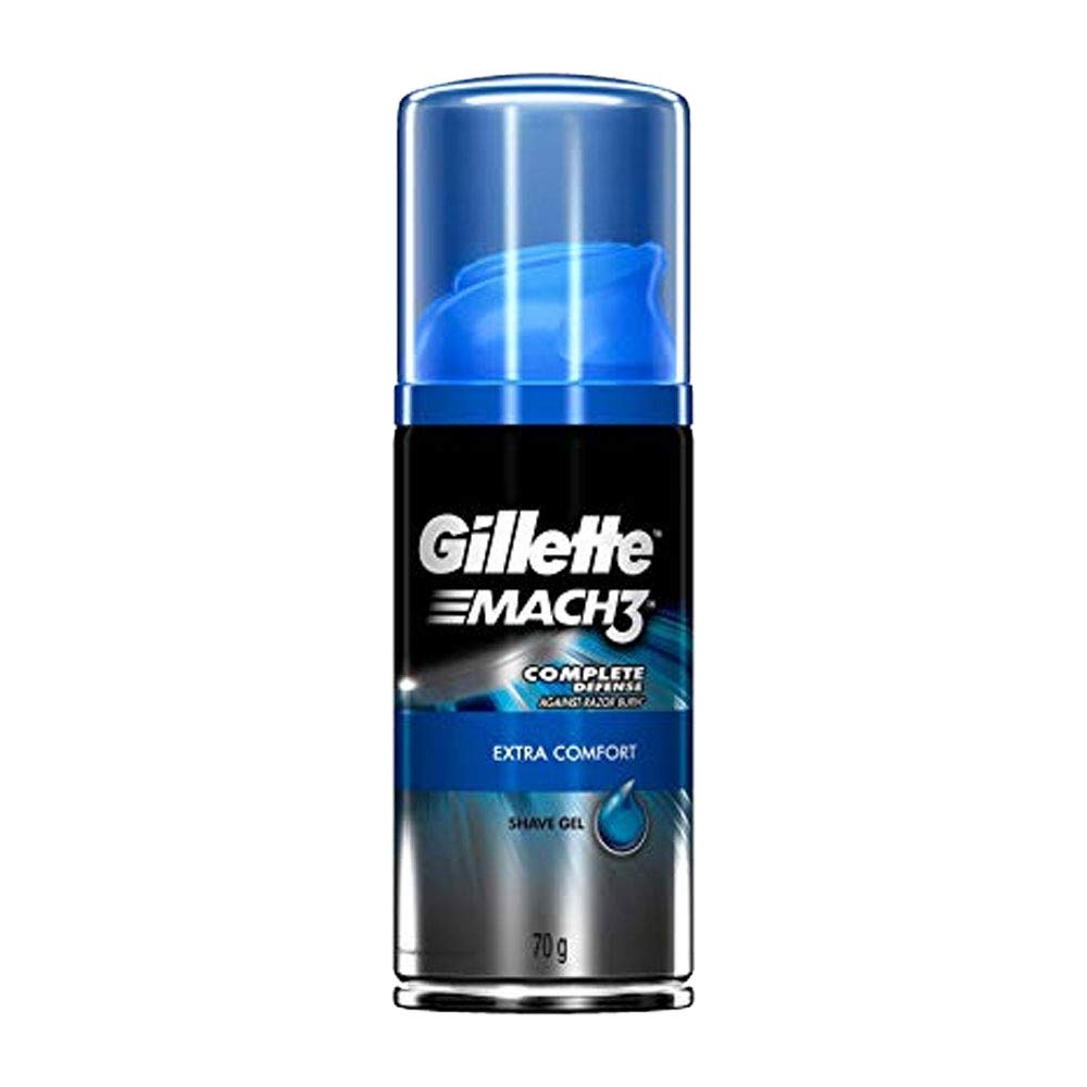 Gillette Mach3 Extra Comfort Travel Size Shave Gel 2.5oz (6-Pack) – 21supply