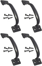 Load image into Gallery viewer, Premium Black Pull Handle 5-3/4&quot; Utility Door Pulls (4 Pack)
