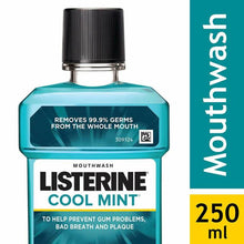 Load image into Gallery viewer, Listerine Mouthwash Cool Mint Antiseptic Oral Care 250ml - 6 Pack
